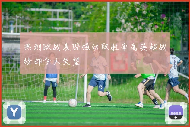 热刺欧战表现强劲取胜率高英超战绩却令人失望